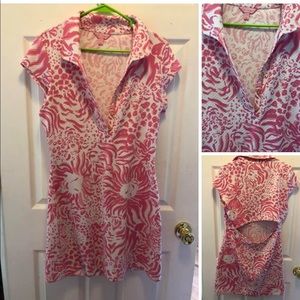 Lilly Pulitzer dress with open back